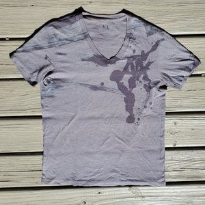 RARE Vintage Armani Xchange Graphic Tshirt